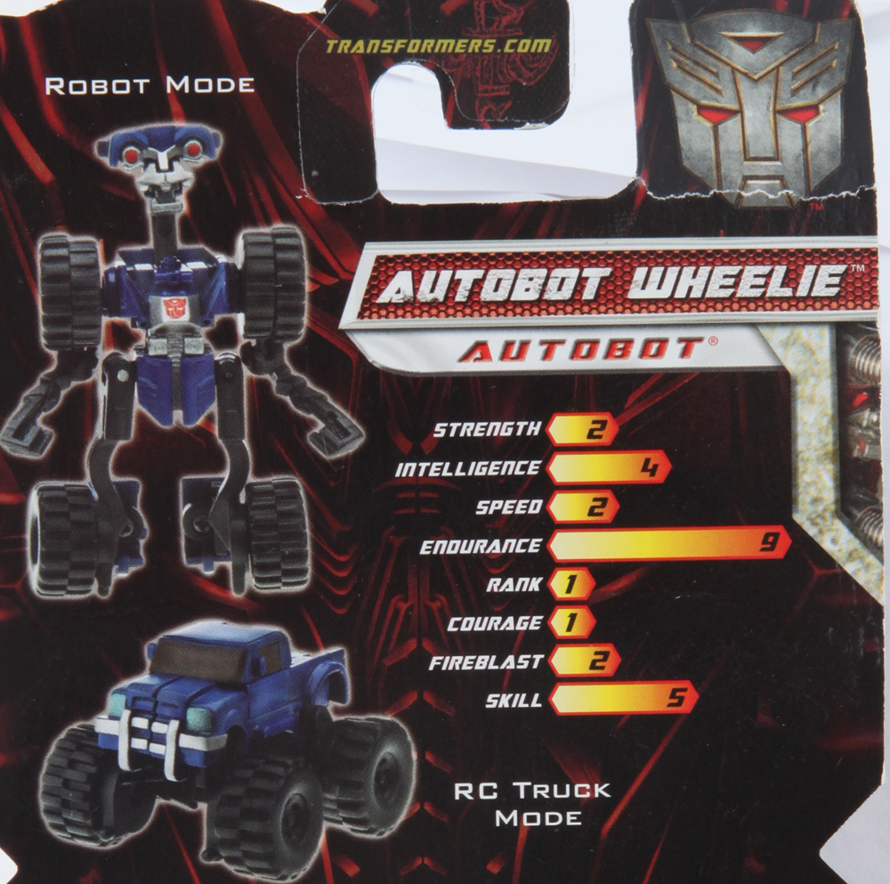 transformers revenge of the fallen wheelie toy